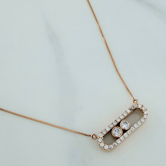 Cadena Veneciana MSK 3.4gr / 47.3cm / 0.6mm Oro Rosa +4 18K %