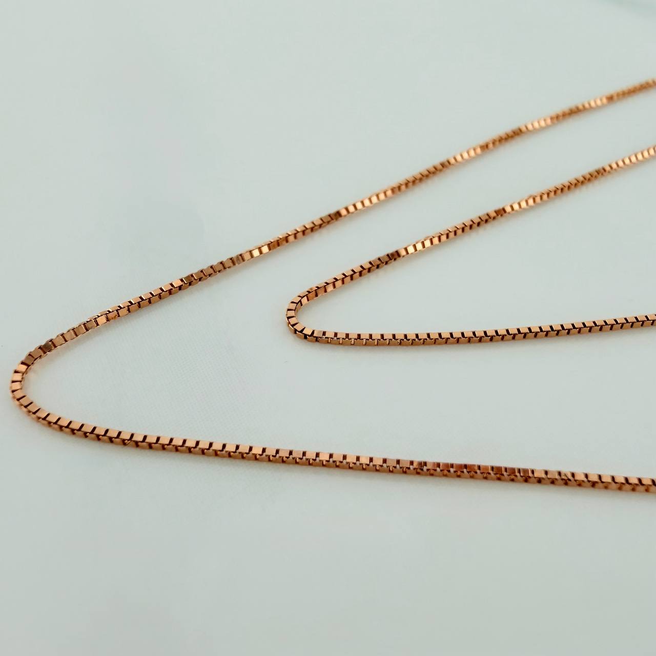 Cadena Veneciana MSK 3.45gr / 47.4cm / 0.6mm Oro Rosa 18K