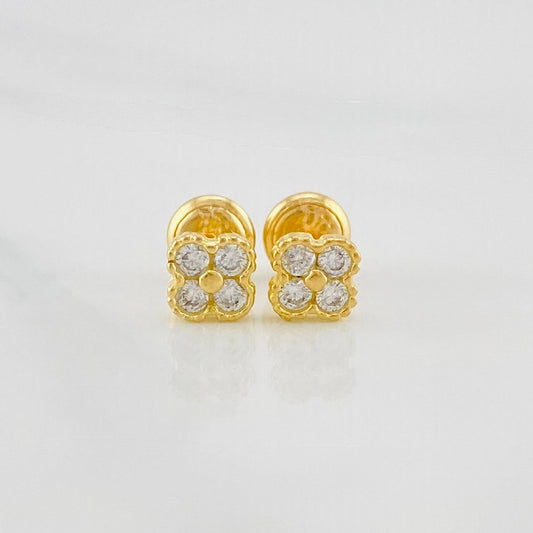 Topos Trebol 1.15 g / 5.33 mm Oro Amarillo 18K