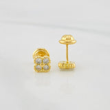 Topos Trebol 1.15 g / 5.2 mm Oro Amarillo 18K
