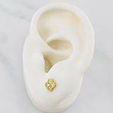 Topos Trebol 1.15 g / 5.2 mm Oro Amarillo 18K