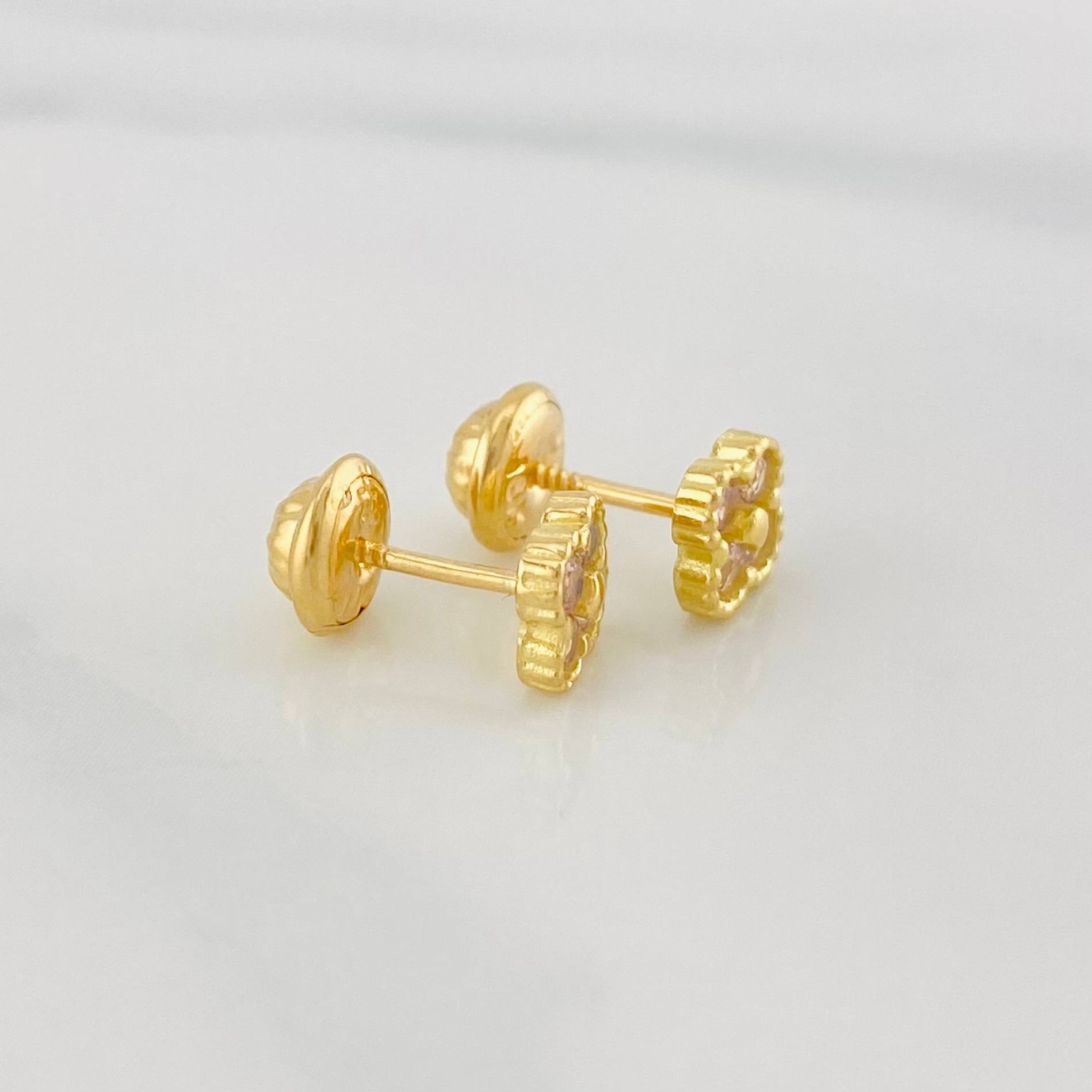 Topos Trebol 1.15 g / 5.26 mm Oro Amarillo 18K