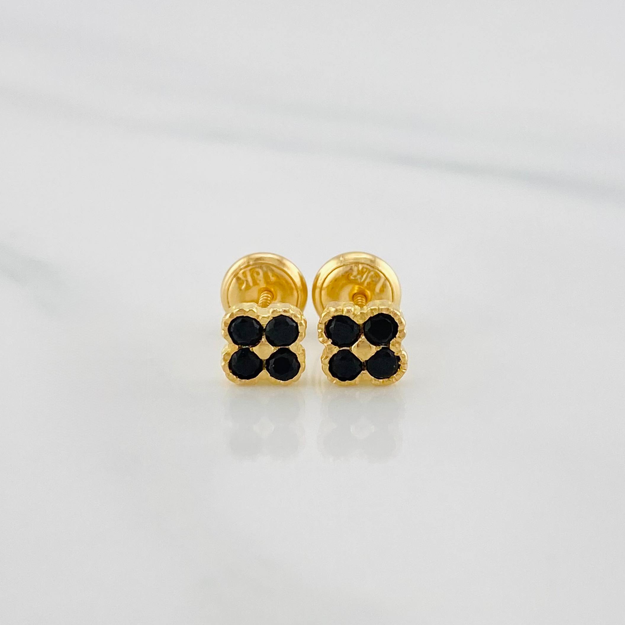 Topos Trebol 1 g / 5.08 mm Oro Amarillo 18K