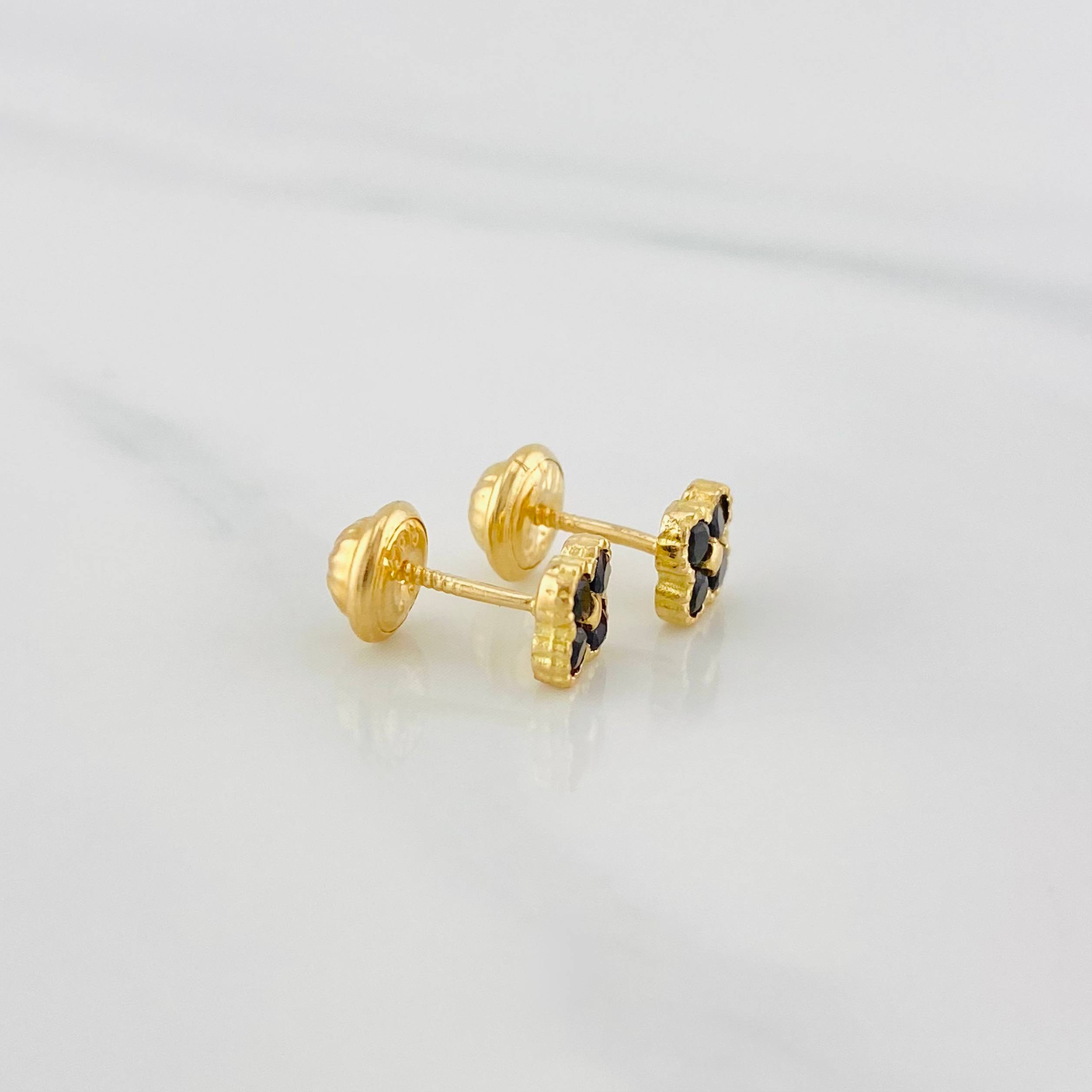 Topos Trebol 1 g / 5.08 mm Oro Amarillo 18K
