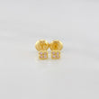 Topos Mini Trebol 0.7 g / 3.8 mm Oro Amarillo 18K