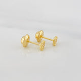 Topos Mini Trebol 0.7 g / 3.8 mm Oro Amarillo 18K