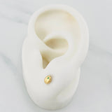 Topos Grano De Café 0.65 g / 3.86 mm Oro Amarillo 18K