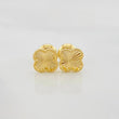 Topos Trebol Diamantado 0.95 g / 3 mm Oro Amarillo 18K