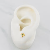 Topos Libelula 0.7 g / 5.52 mm Oro Amarillo 18K