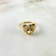 Anillo Osa Flor 2.45gr / T6 3/4 / Circones Blancos Negros Verdes Fucsia Oro Amarillo