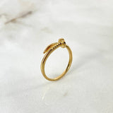 Anillo Clavo CT 2.8gr / T7 1/2 / Oro Amarillo