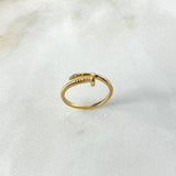 Anillo Clavo CT 2.6gr / T5 1/2 / Oro Amarillo