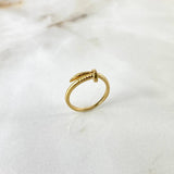 Anillo Clavo CT 2.8gr / T7 1/2 / Oro Amarillo