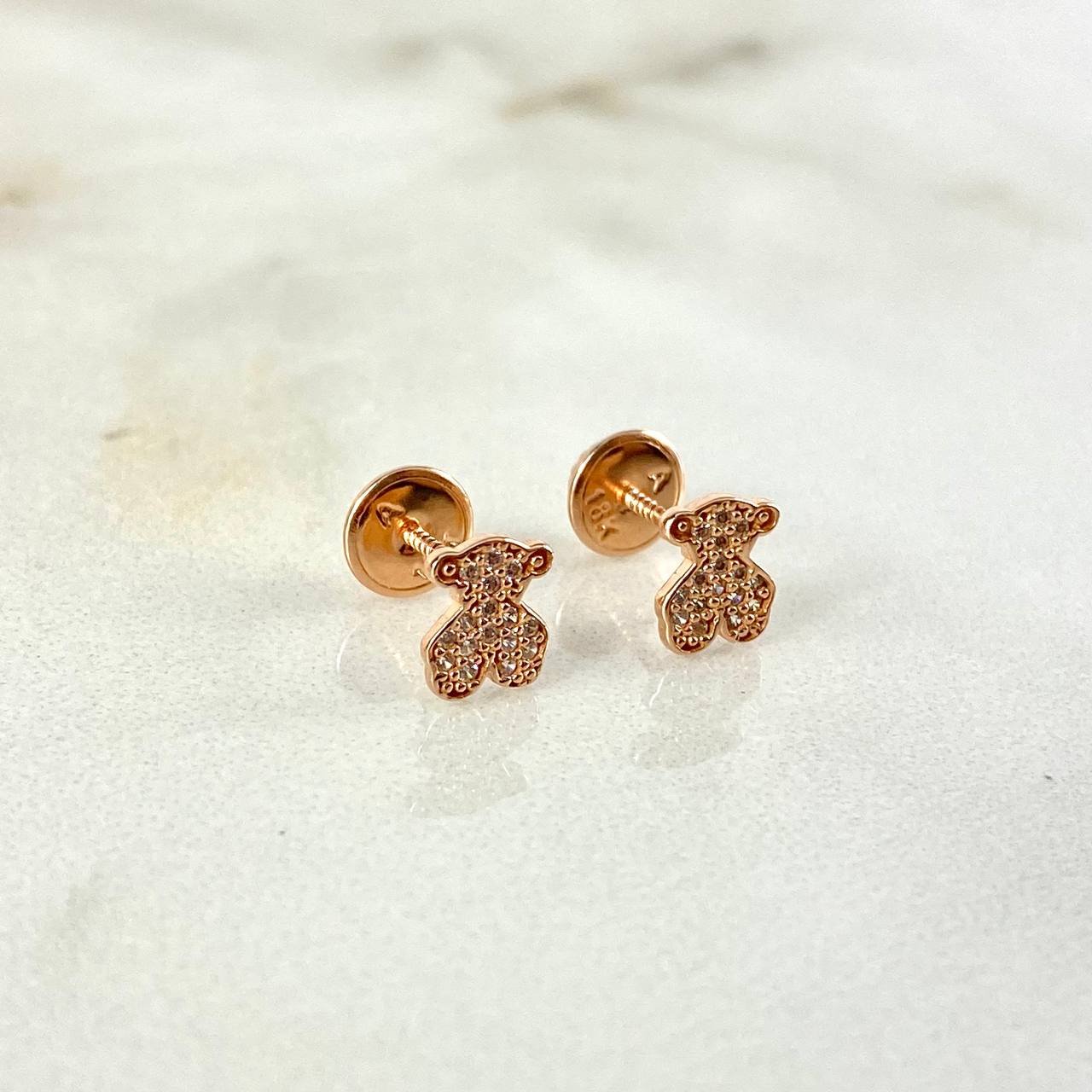 Topos Oso TS 0.8gr / Circones Blancos Oro Rosa ©