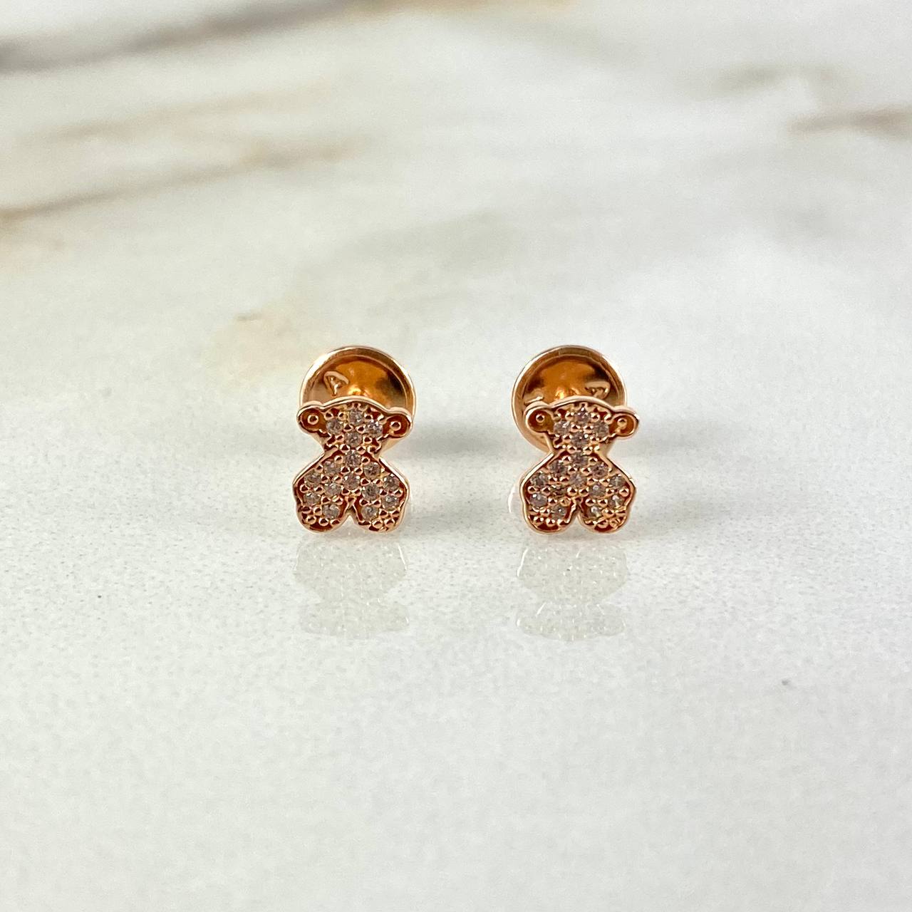 Topos Oso TS 0.8gr / Circones Blancos Oro Rosa ©