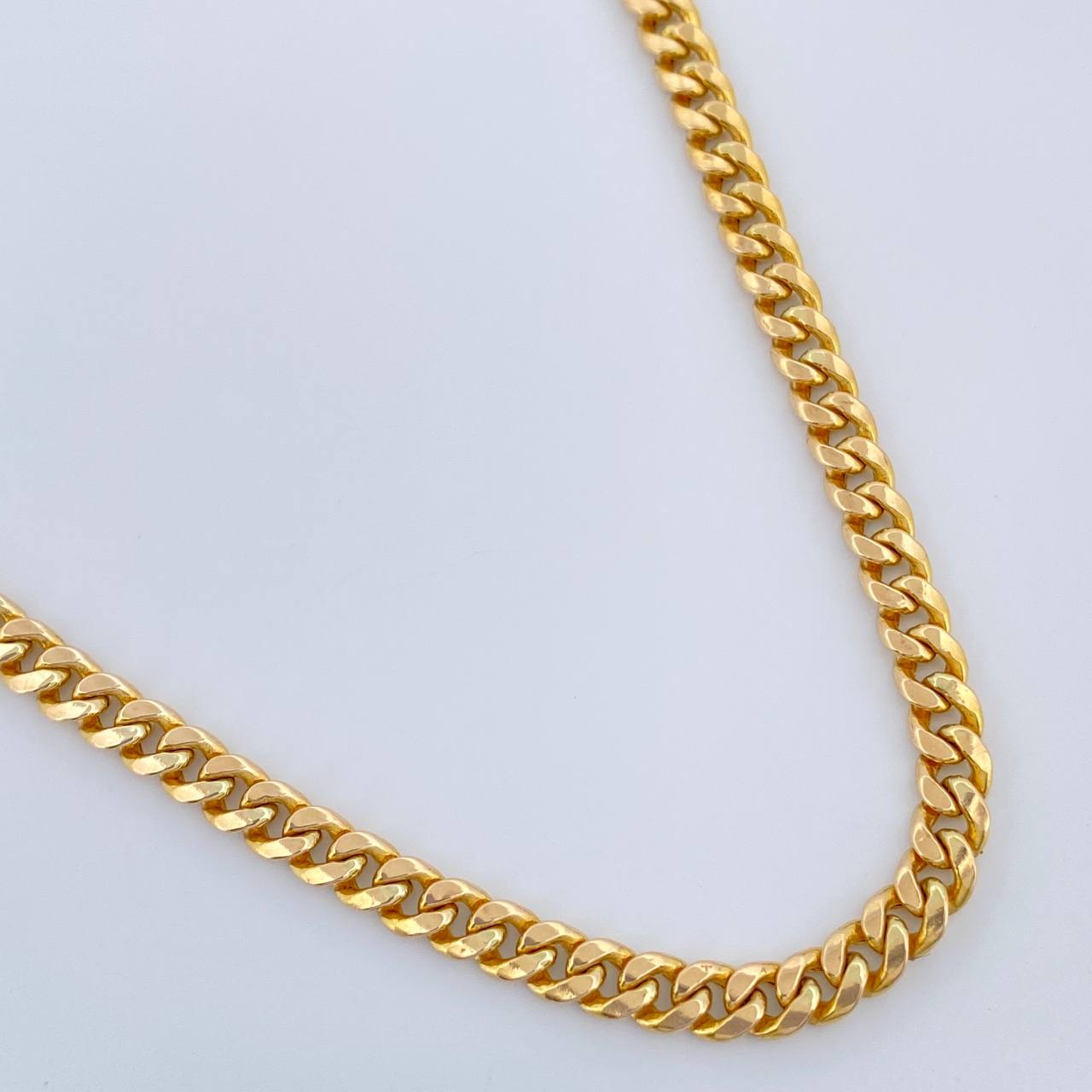 Cadena Cubana 8.9gr / 58cm / 3.5mm Oro Amarillo +1 14K Italy %