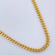 Cadena Cubana 8.9gr / 58cm / 3.5mm Oro Amarillo +1 14K Italy %