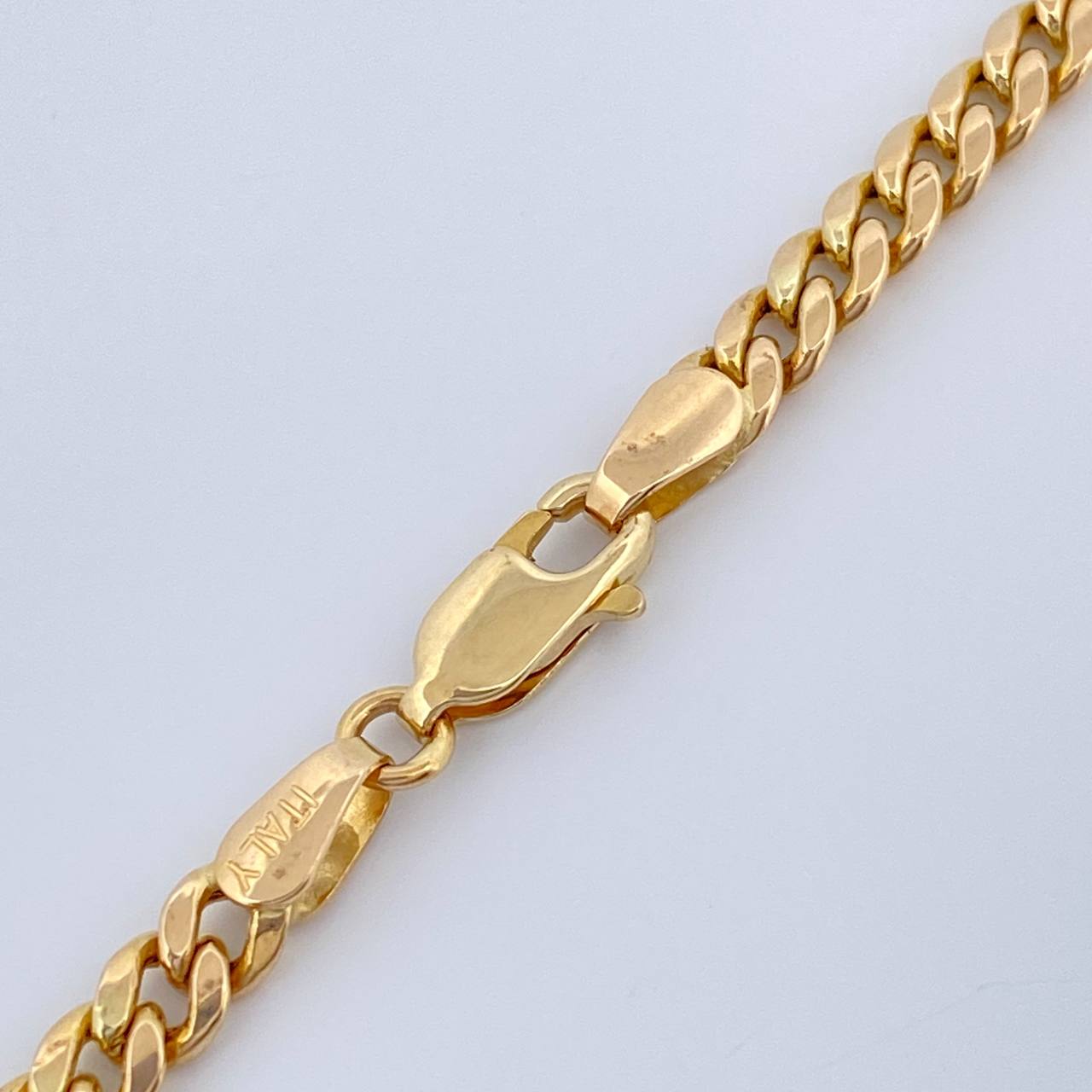 Cadena Cubana 8.9gr / 58cm / 3.5mm Oro Amarillo +1 14K Italy %