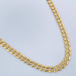 Cadena Cubana 13.7gr / 60cm / 4mm Oro Amarillo +1 14K Italy %