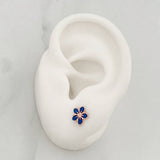 Topos Flor 0.65 g / 7.6 mm Oro Rosa 18K