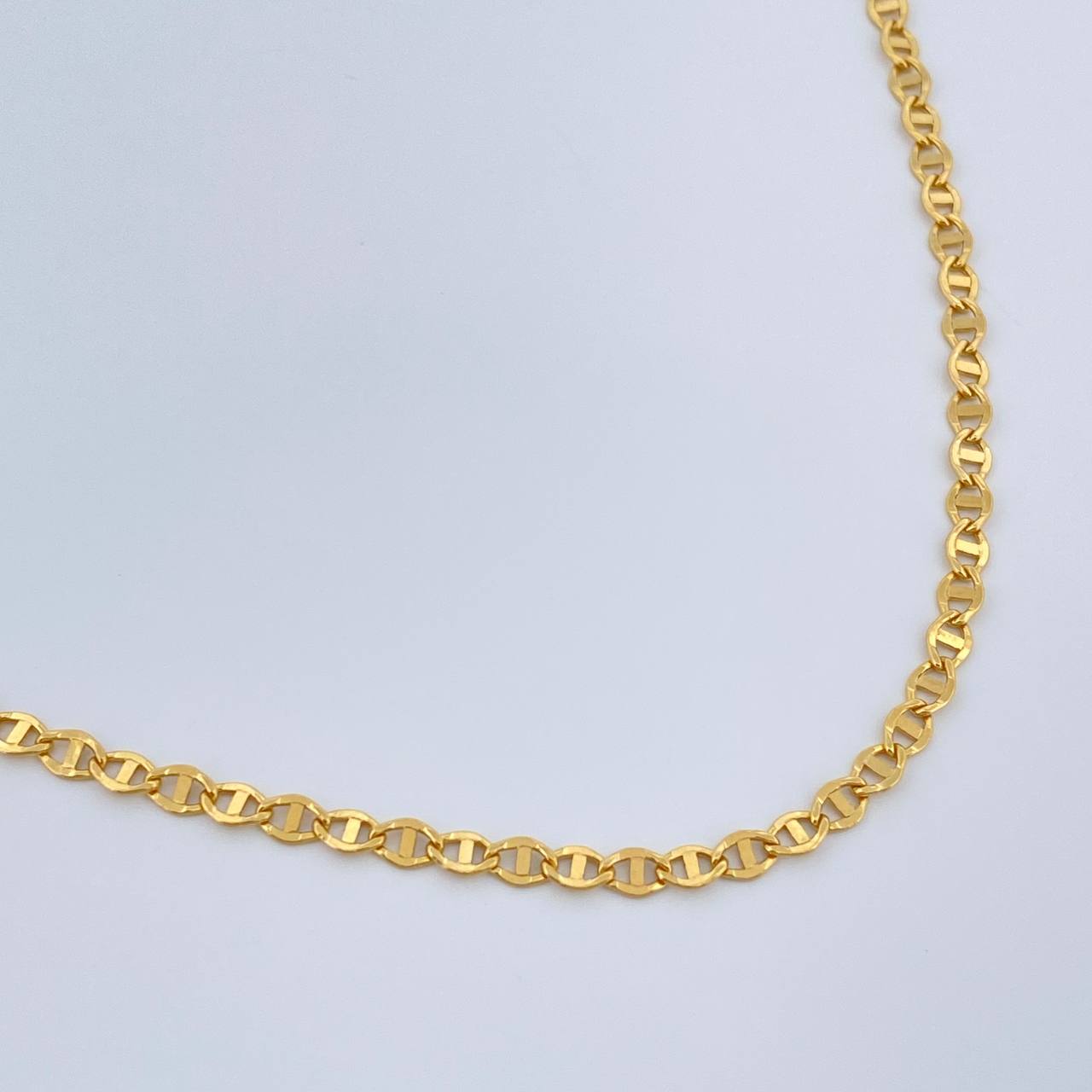 Cadena Escalera Volga 2.7gr / 50.1cm / 2.65mm Oro Amarillo +3 18K %