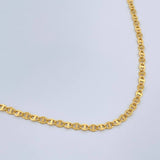 Cadena Escalera Volga 2.7gr / 50.1cm / 2.65mm Oro Amarillo +3 18K %