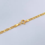 Cadena Escalera Volga 2.7gr / 50.1cm / 2.65mm Oro Amarillo +3 18K %