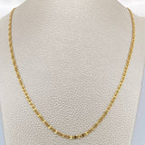 Cadena Escalera Volga 2.7gr / 50.1cm / 2.65mm Oro Amarillo +3 18K %