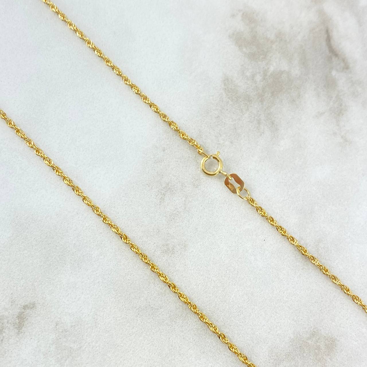 Cadena Lazo 0.95gr /50 cm / 1.1mm Oro Amarillo +3 18K