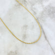 Cadena Lazo 1.25gr / 50cm / 2mm Oro Amarillo +3