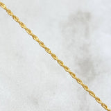 Cadena Lazo 1.1gr / 60cm / Oro Amarillo +3 18K
