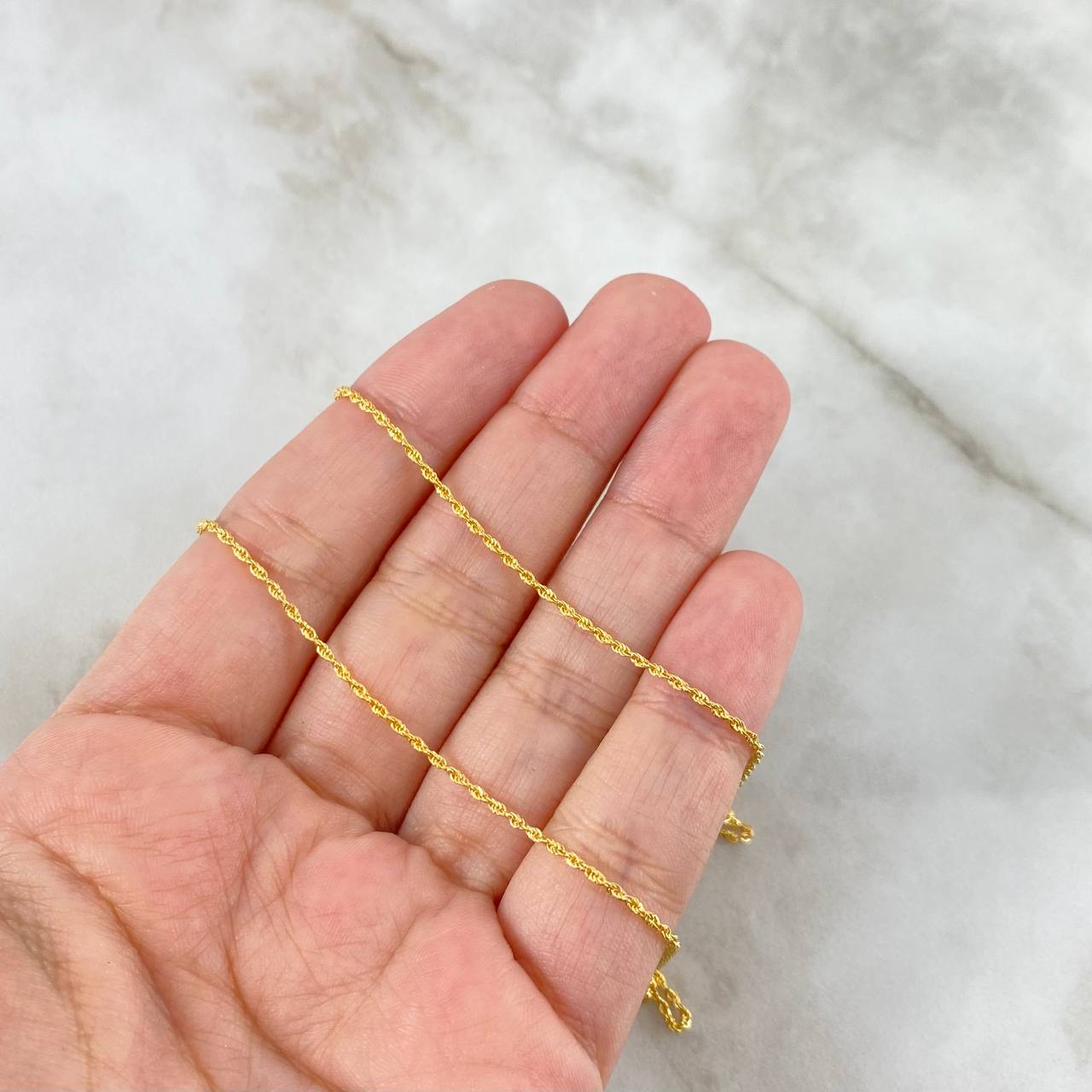 Cadena Lazo 1.05gr / 60cm / Oro Amarillo +3 18K