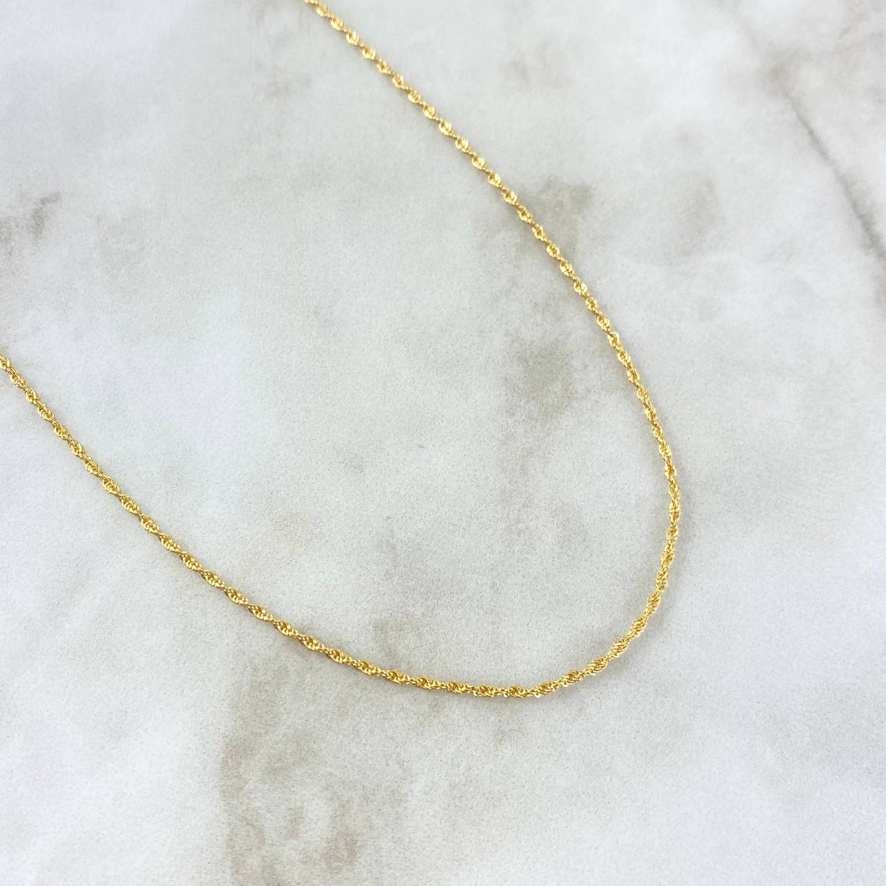 Cadena Lazo 1.1gr / 60cm / Oro Amarillo +3 18K