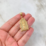 Dije Virgen de Guadalupe 6.95gr / 4.2cm / Circones Blancos Oro Amarillo
