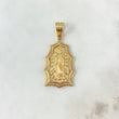 Dije Virgen de Guadalupe 6.95gr / 4.2cm / Circones Blancos Oro Amarillo