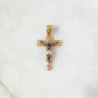 Dije Señor de los Milagros 5.35gr / 3.5cm / Circones Blancos Tres Oros