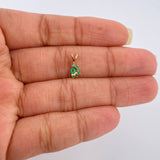 Dije Zaira Esmeralda 0.45gr / 1.2cm / Oro Amarillo 18K %