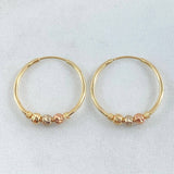 Candongas Aro 1.5gr / 2cm / Oro 18K ©