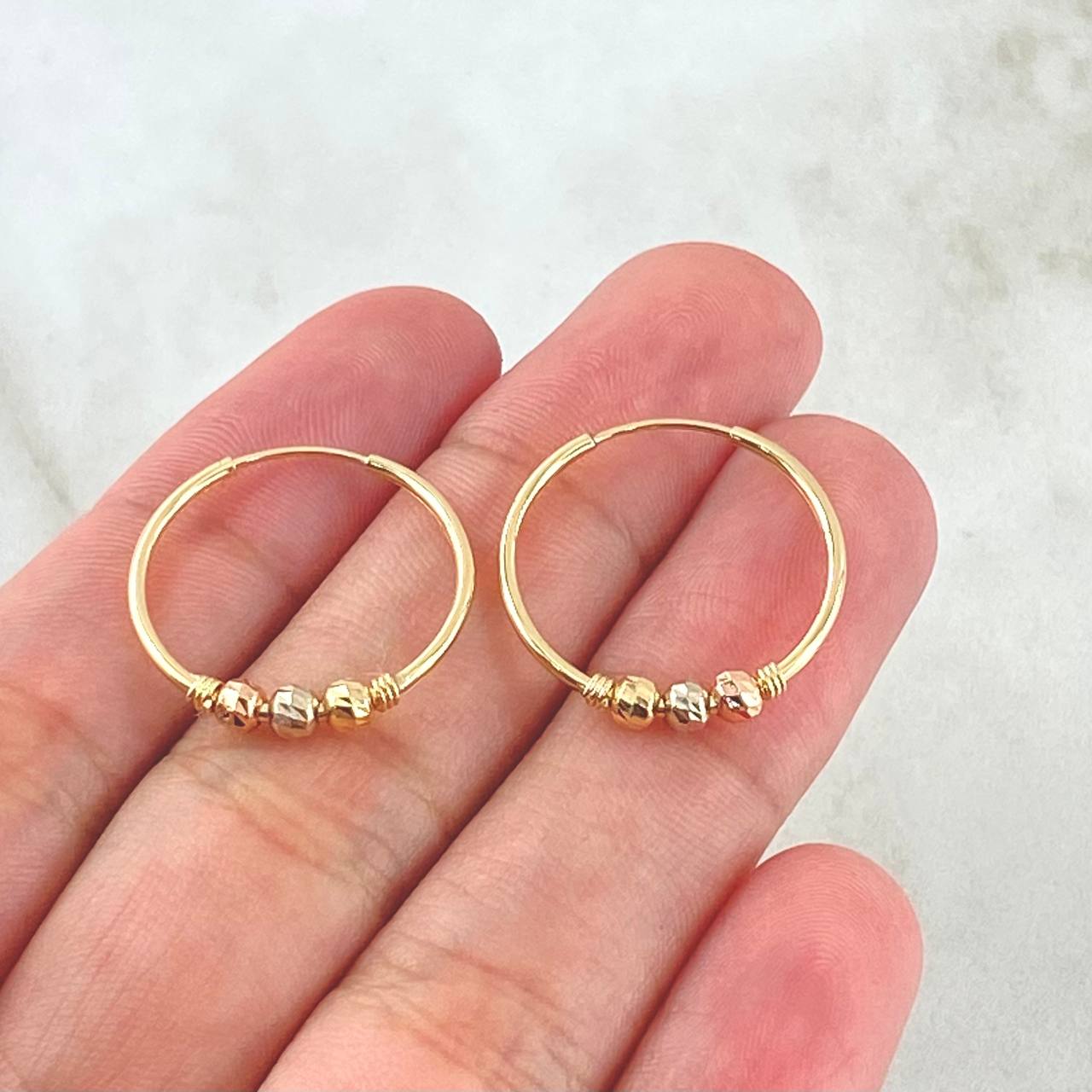 Candongas Aro 1.5gr / 2cm / Oro 18K