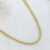 Cadena Cubana 4.1gr / 60cm / +0 Oro 18K *