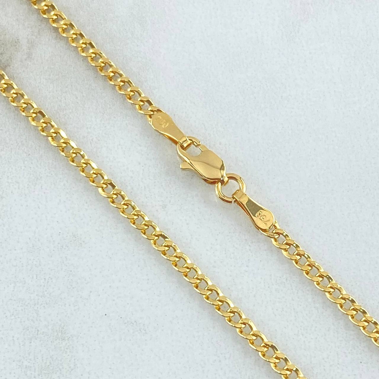 Cadena Cubana 3.7gr / 50cm / +0 Oro 18K