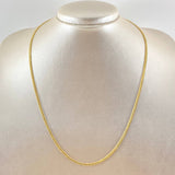 Cadena Cubana 3.7gr / 50cm / +0 Oro 18K