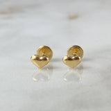 Topos Corazón 0.6gr Troquelado Oro Amarillo