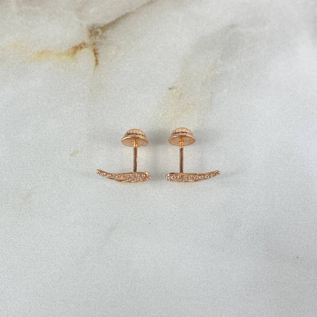 Topos Alas 0.9gr / Circones Blancos Oro Rosa ©