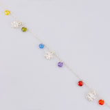 Tobillera Mariposas Colgantes 3.55g / 26.2cm / 1.2mm Plata 925