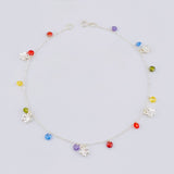 Tobillera Mariposas Colgantes 3.55g / 26.2cm / 1.2mm Plata 925