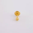 Piercing Topo Bola Diamantada 0.25g / 3cm Oro Amarillo 18K