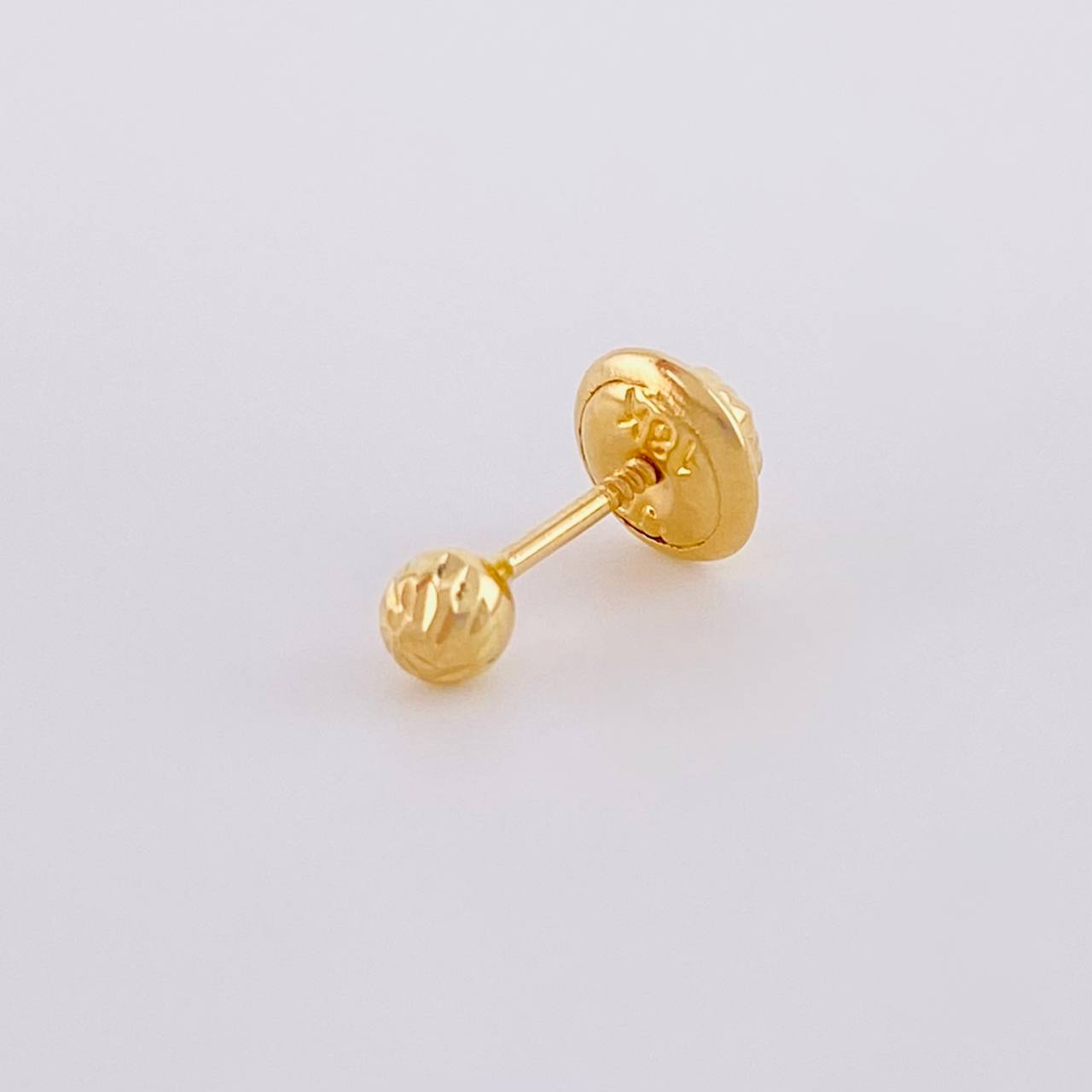 Piercing Topo Bola Diamantada 0.25g / 3cm Oro Amarillo 18K
