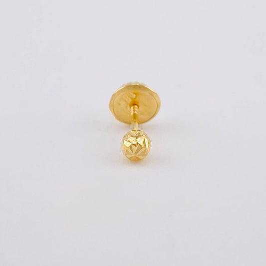 Piercing Topo Bola Diamantada 0.2g / 3mm Oro Amarillo 18K