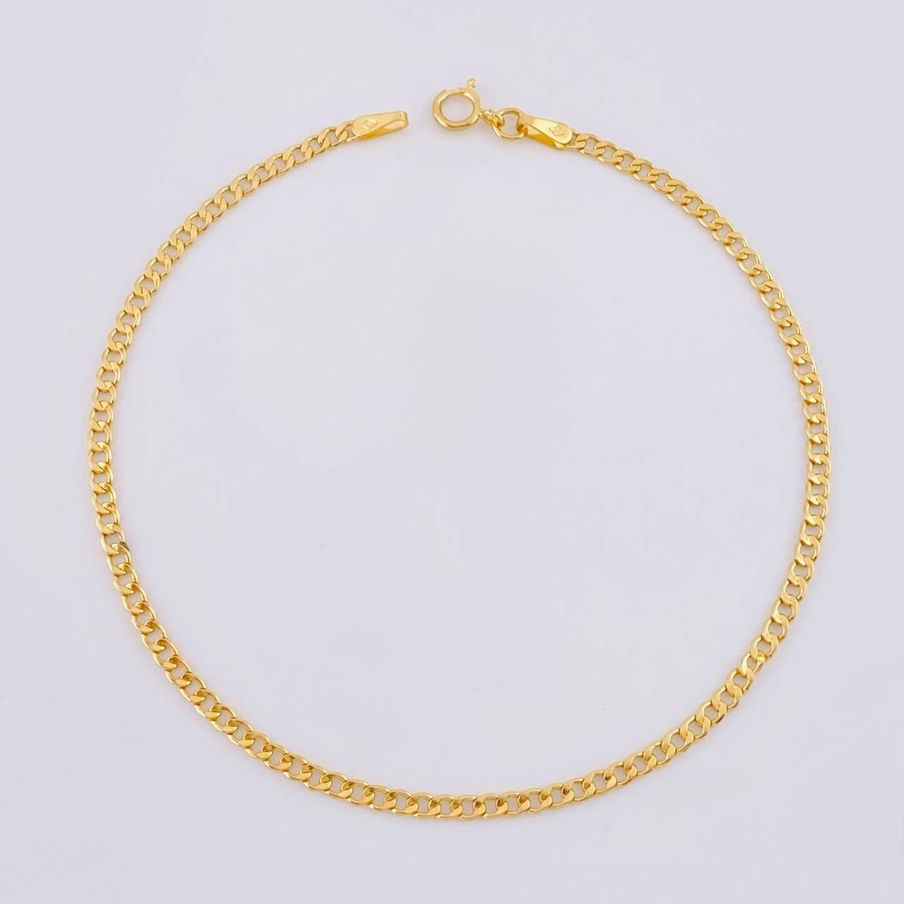 Pulso Cubano 0.8g / 19.3cm / 2mm Oro Amarillo 18K (Oferta)